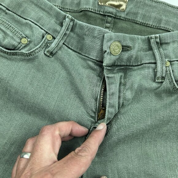 Mother Jeans Womens 29 Fantasy Forest  The High Waisted Looker Ankle - Picture 15 of 16